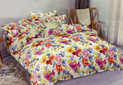 ست لایکو ۱ نفره گل آبرنگی