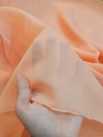 پرده حریر گلبهی - تصویر 3