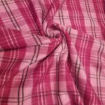 کشمیر صورتی چهارخونه 38268
