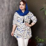 لینن چاپی ۹ آبی - تصویر 3
