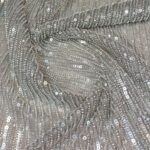 کریستال دوزی نقره ای