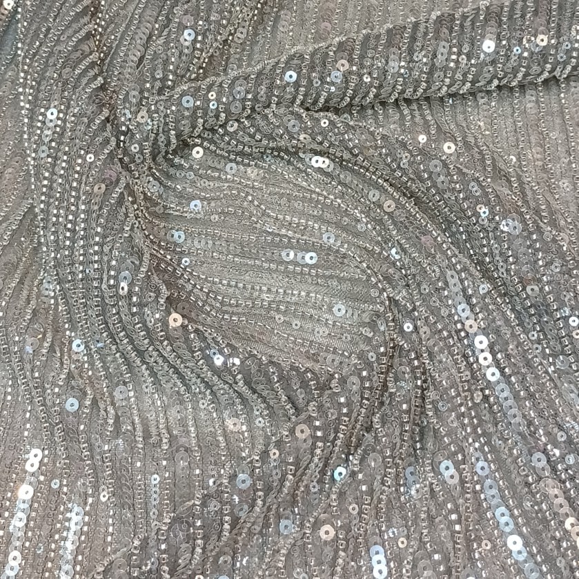 کریستال دوزی نقره ای کریستال دوزی نقره ای