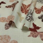 ملحفه پروانه کرم عرض ۲ - تصویر 2