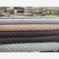پارچه ژاکارد فکورا پفکی شطرنجی ترک