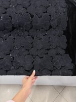 پارچه مخمل روبان دوزی - تصویر 3