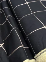 پارچه چهارخانه نخی طرحدار جدید - تصویر 5